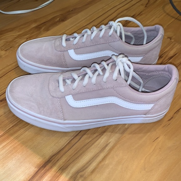 Vans Women's Pink Suede Sneakers - Picture 4 of 10